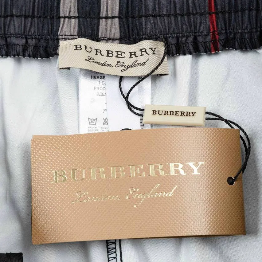 Шорты burberry плавательные чёрные - миниатюра 6