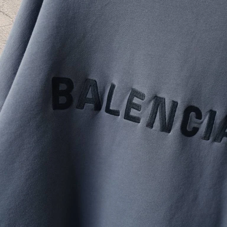 Худи balenciaga синяя - миниатюра 7