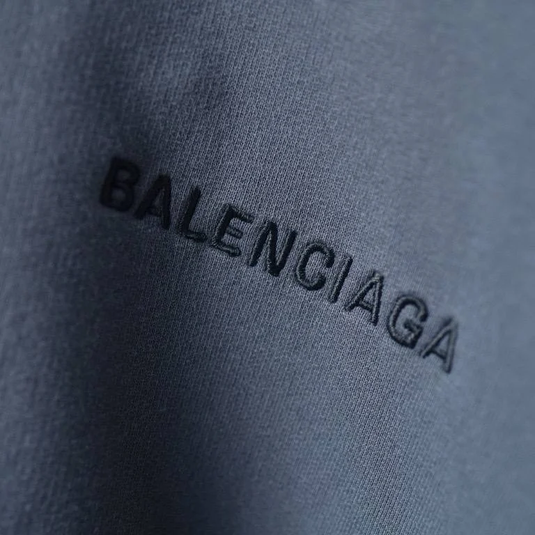Худи balenciaga синяя - миниатюра 9