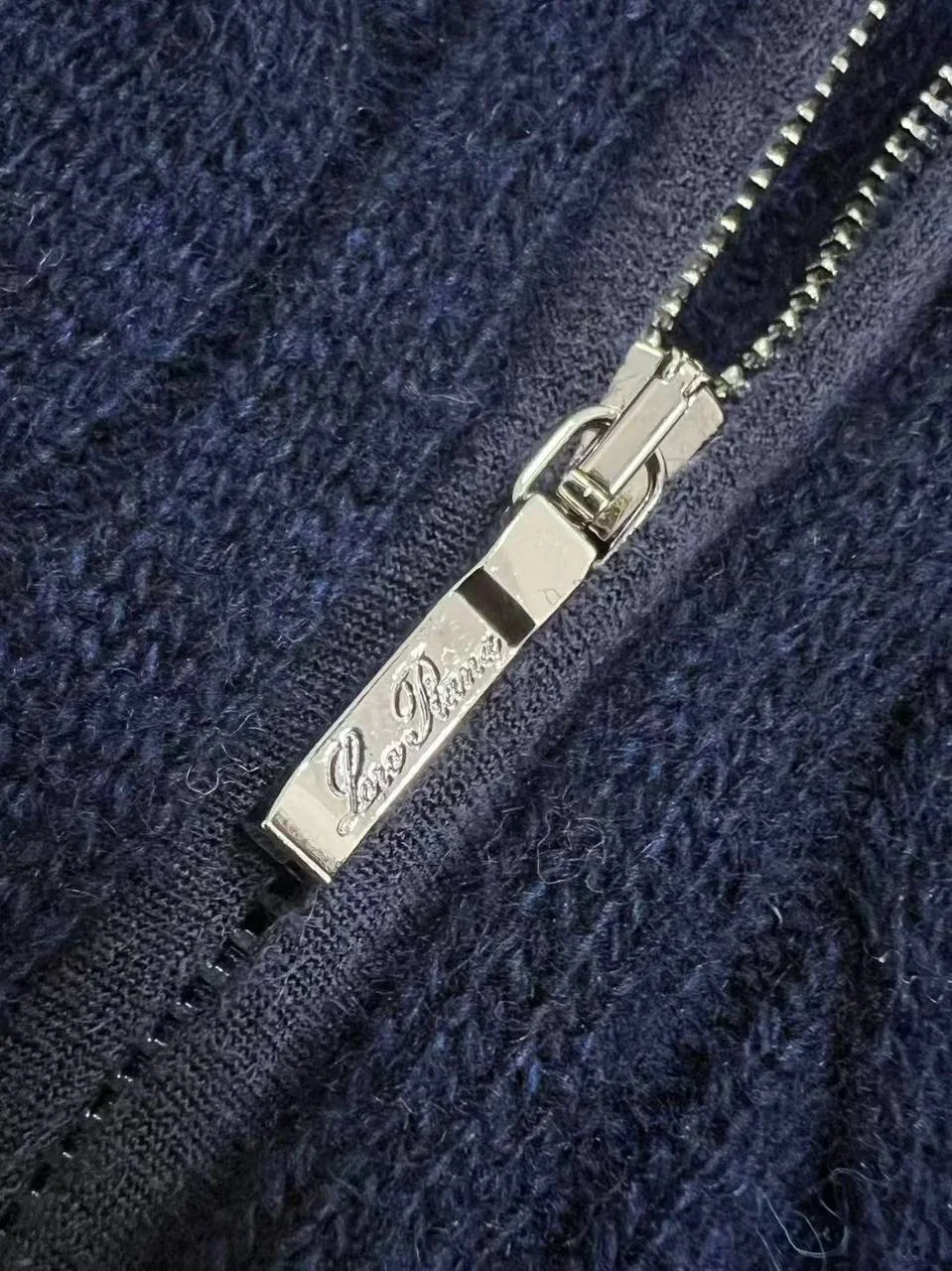 Свитер loro piana Treccia синий - миниатюра 4