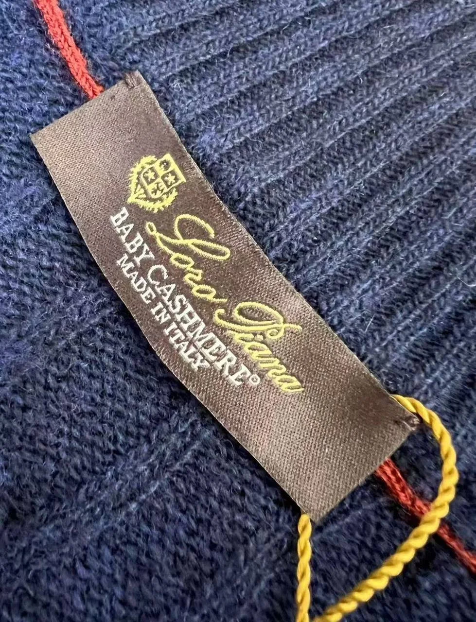 Свитер loro piana Treccia синий - миниатюра 6