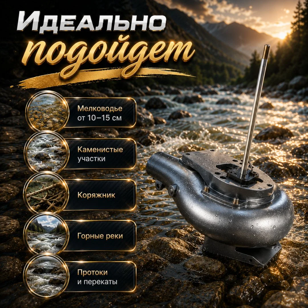Водометная насадка на мотор Sea-Pro WТ15 - миниатюра 2