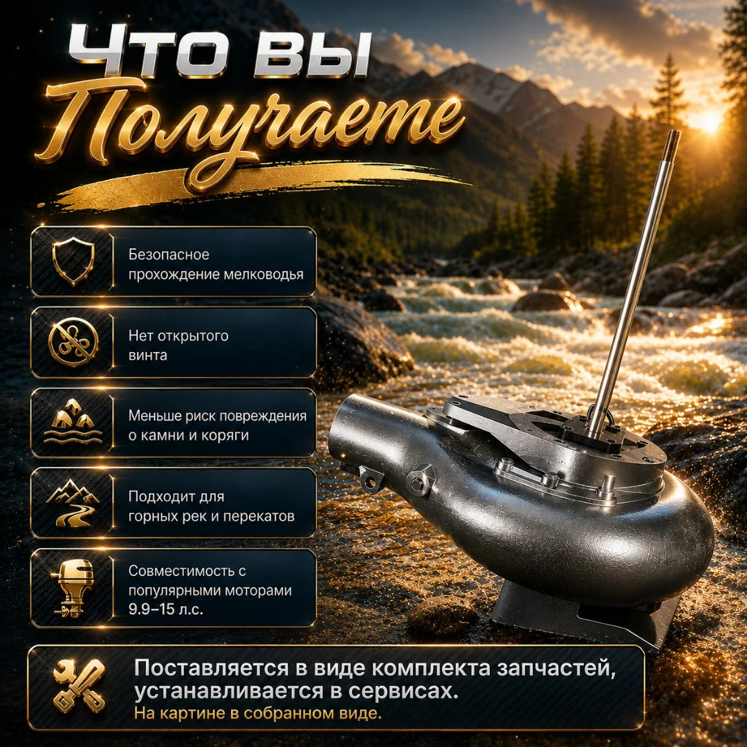 Водометная насадка на мотор Sea-Pro WТ15 - миниатюра 3