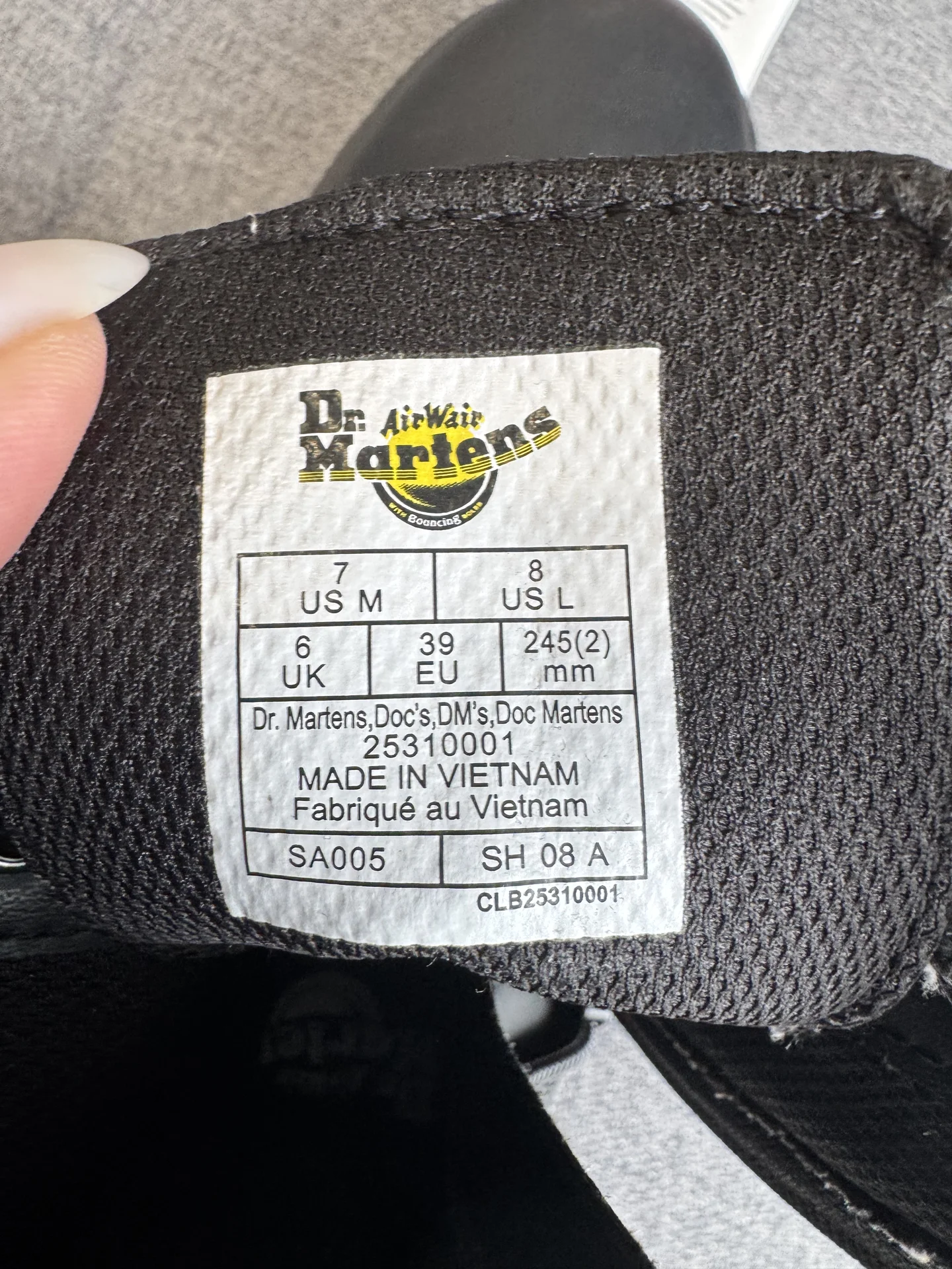Dr. Martens Vegan размер EU 39 - миниатюра 7
