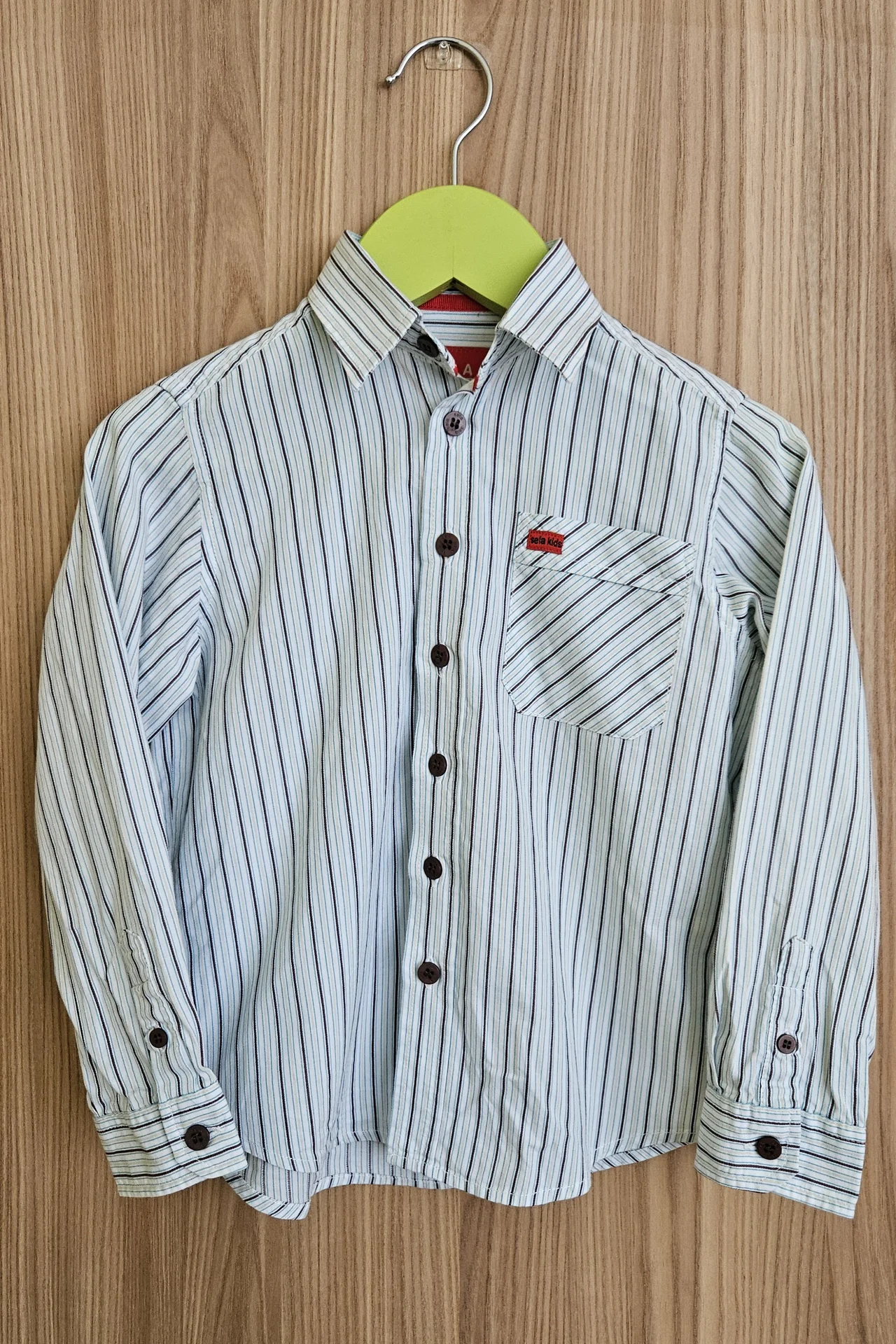 Состояние новой рубашка хлопок Sela Kids р.98-104 - миниатюра 2
