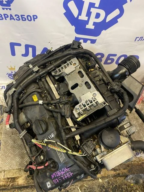 Двигатель N52B30A BMW 5-serie F10/F11 2009-2016 (3.0 N52B30AF) б/у - миниатюра 2