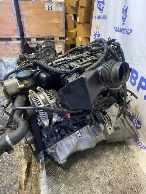 Двигатель N52B30A BMW 5-serie F10/F11 2009-2016 (3.0 N52B30AF) б/у - миниатюра 4