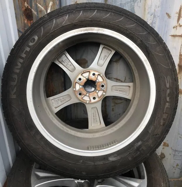 Шина R18 235/55 Kumho Solus KL21 100H M+S (диск--18X71/2J, Haval H2 2021) б/у - миниатюра 4