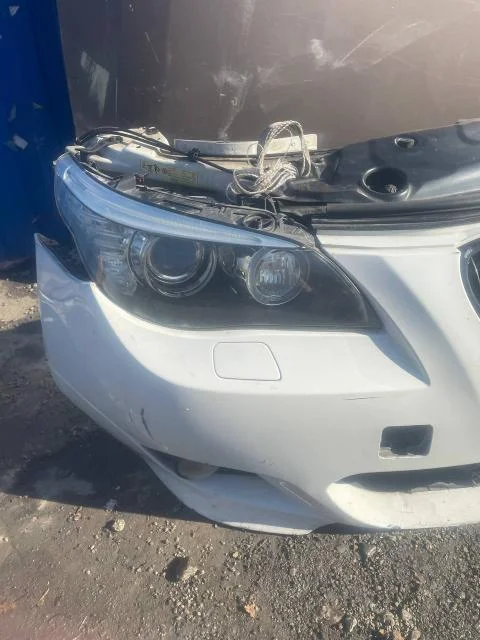 Ноускат BMW E60 2003-2009 (M-TECHNIC в сборе с капотом и крыльями) б/у - миниатюра 4