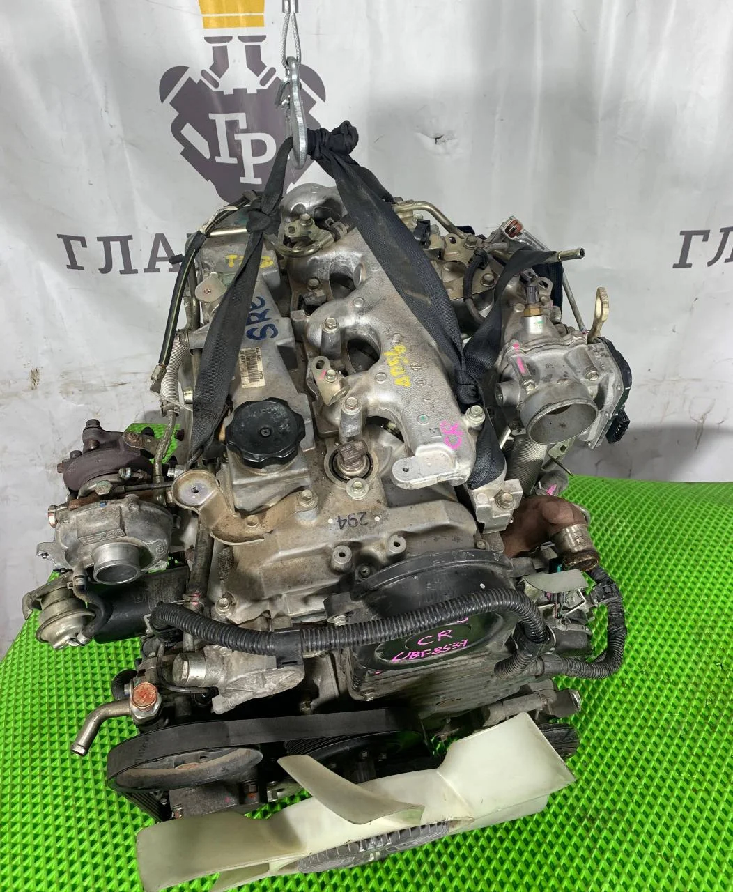 Двигатель 4D56 136л.с Mitsubishi Pajero Sport 2008- (4D56 UBF8537 В СБОРЕ) б/у - миниатюра 5