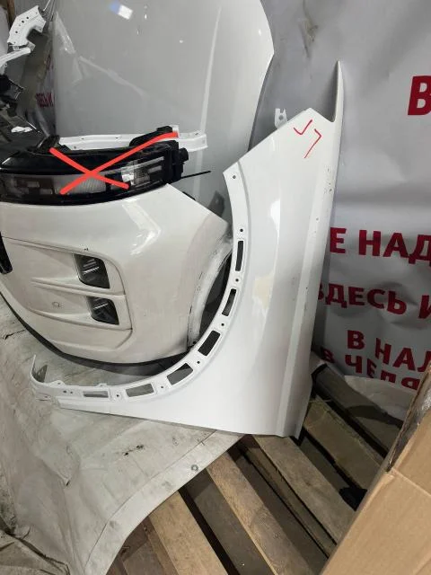 Ноускат Jaecoo J7 2023> 553000370AADYJ (БЕЛЫЙ С КАПОТОМ И КРЫЛЬЯМИ БЕЗ ДХО) б/у - миниатюра 4