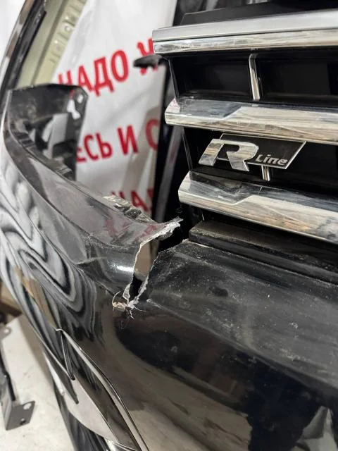 Ноускат Volkswagen Tiguan 2016-2023 (С КАПОТОМ И КРЫЛЬЯМИ R-LINE 5NA807217ADGRU) б/у - миниатюра 2