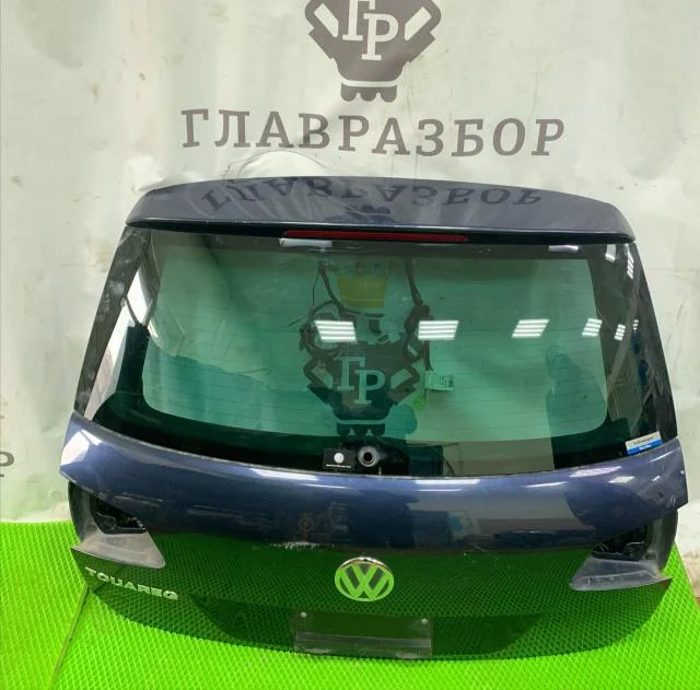 Дверь багажника Touareg 2010> (СИНЯЯ) б/у - изображение 1