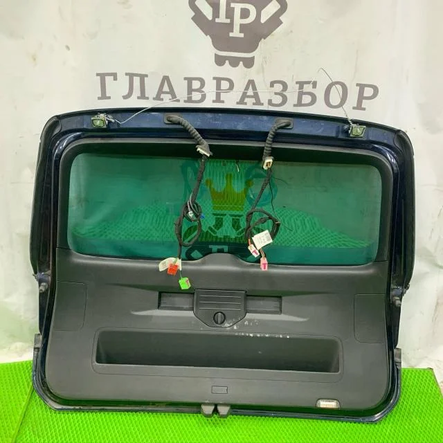 Дверь багажника Touareg 2010> (СИНЯЯ) б/у - миниатюра 2
