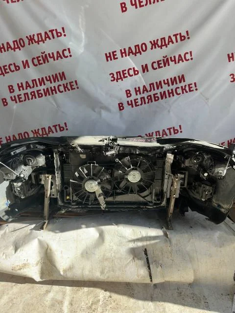 Ноускат Toyota RAV 4 2013-2019 (БЕЛЫЙ ДО 2016 ГОДА БЕЗ ОМЫВАТЕЛЕЙ ФАР) б/у - миниатюра 2