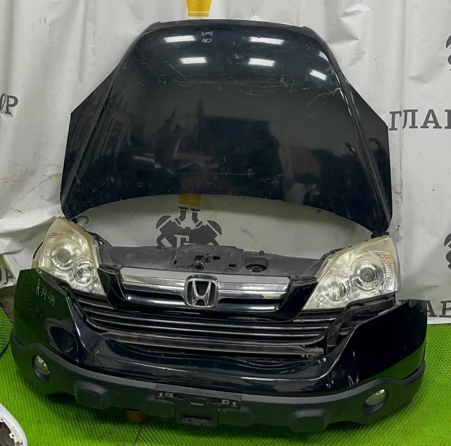 Ноускат Honda CR-V 2007-2012 (ДО 2010 ГОДА С КАПОТОМ И КРЫЛЬЯМИ 04711SWAA91ZZ) б/у - миниатюра 2