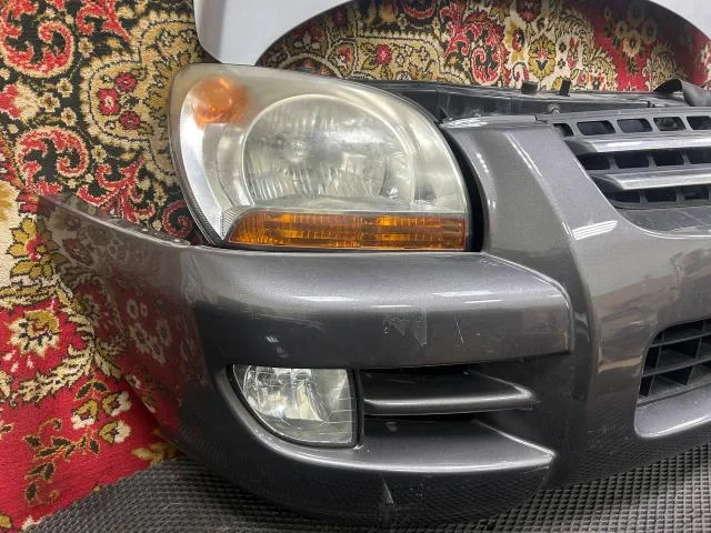 Ноускат Kia Sportage 2004-2010 (ДО 2008 ГОДА С КАПОТОМ 664001F010) б/у - миниатюра 2