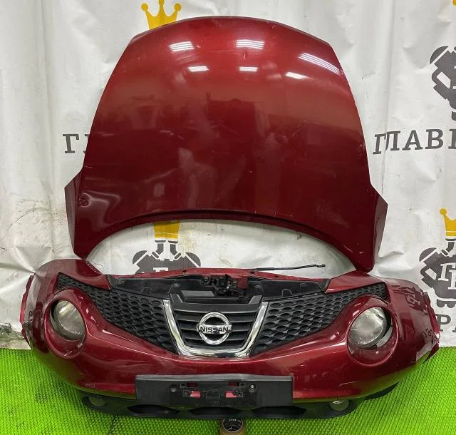 Ноускат Nissan Juke F15 2011> (ДО 05/2014 ГОДА С КАПОТОМ И КРЫЛЬЯМИ) б/у - миниатюра 5