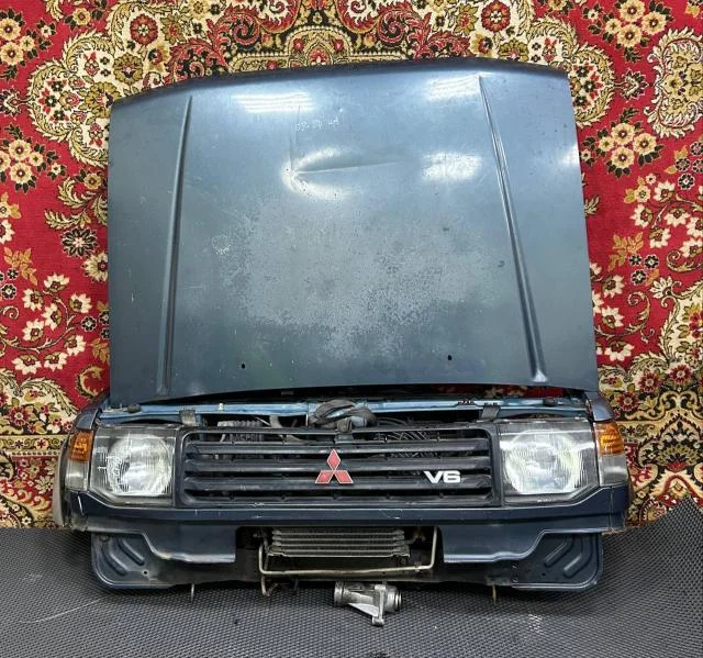 Ноускат Mitsubishi Pajero/Montero II (V1, V2, V3, V4) 1991-1996 ( В СБОРЕ С ЖЕЛЕЗНЫМ БАМПЕРОМ) б/у - изображение 1