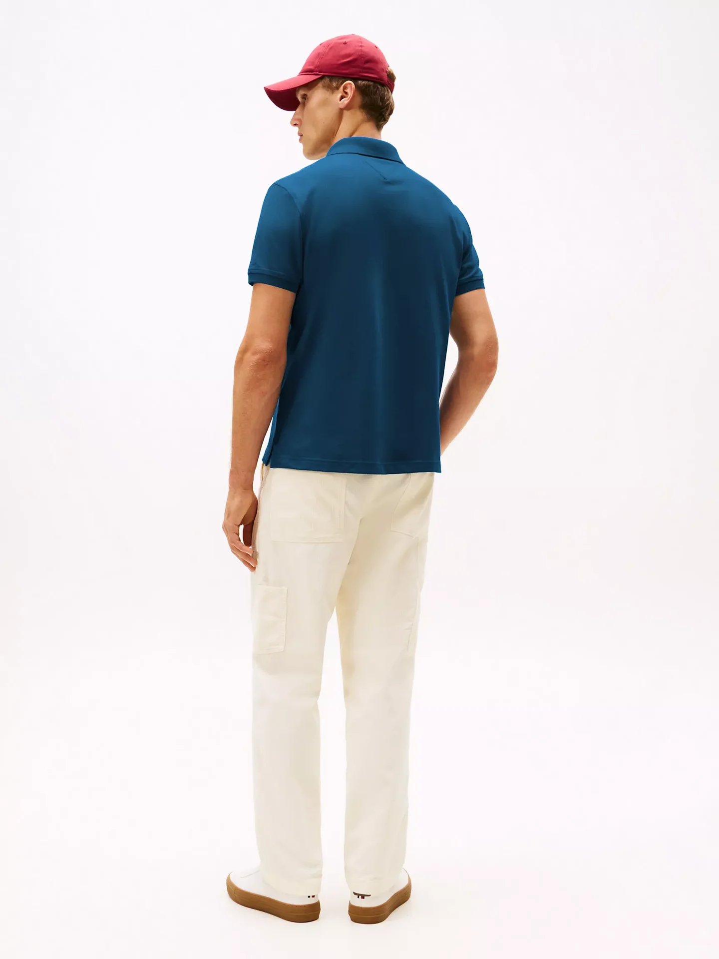 Мужское поло Tommy Hilfiger SlimFit оригинал - миниатюра 3