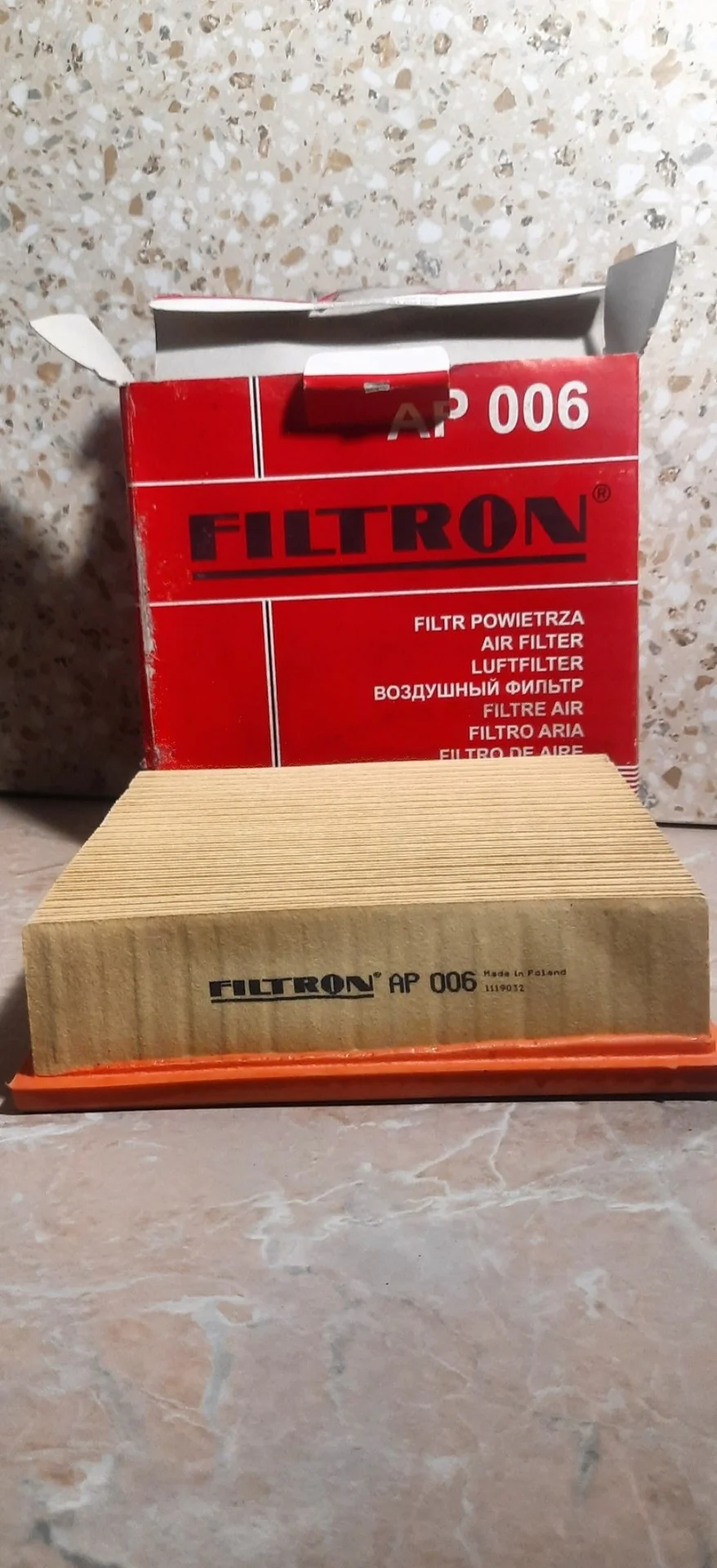 Фильтр воздушный FILTRON АР006 - миниатюра 6