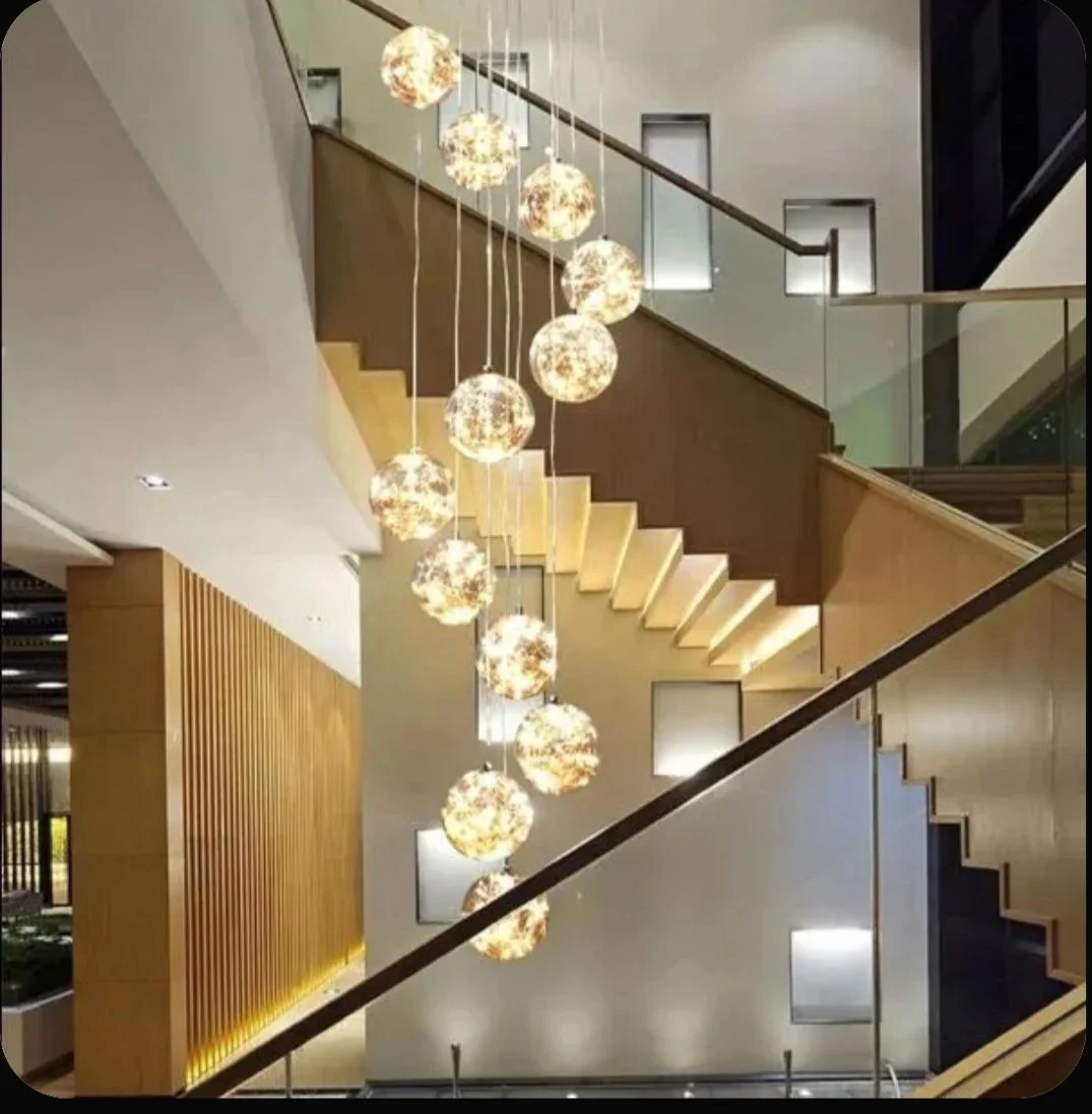 Люстра подвесная лестничная Led - миниатюра 3