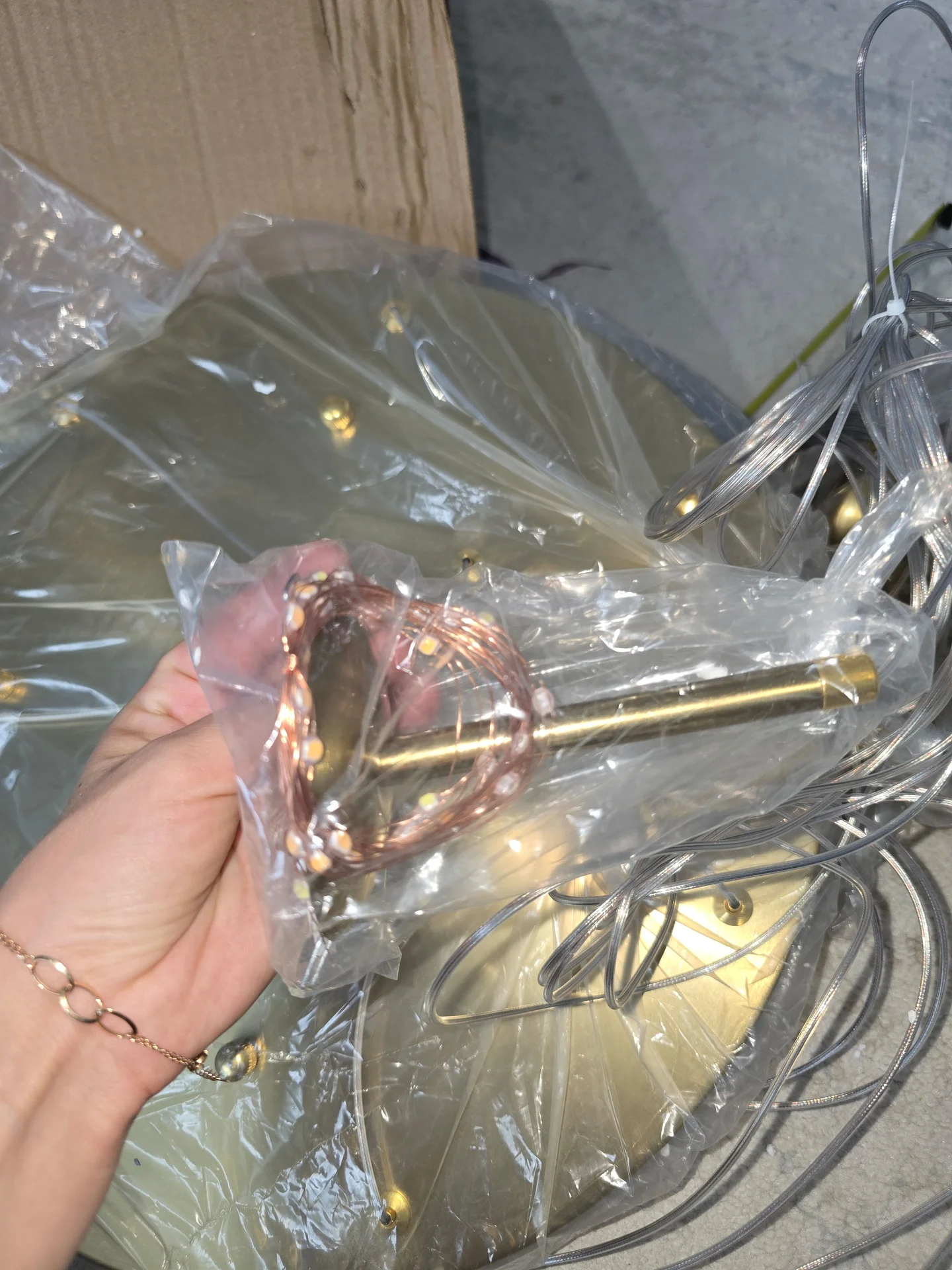 Люстра подвесная лестничная Led - миниатюра 9