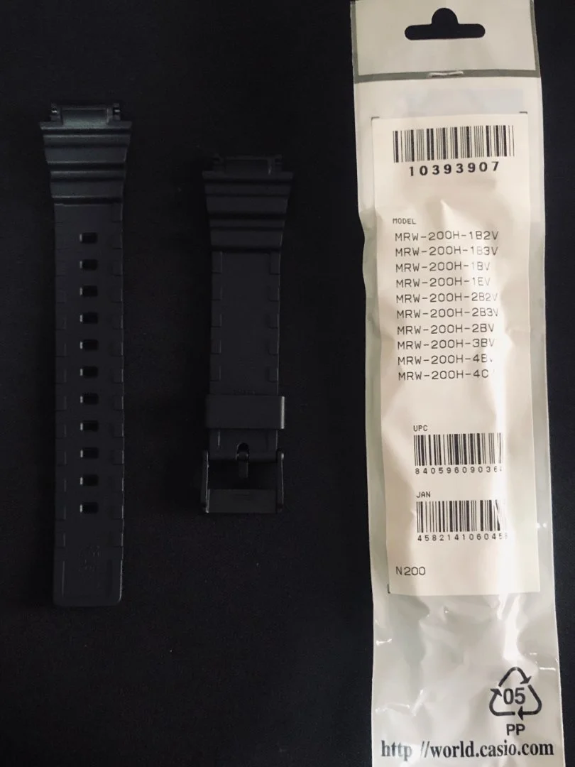 Оригинальные ремешки Casio MRW200H - миниатюра 3