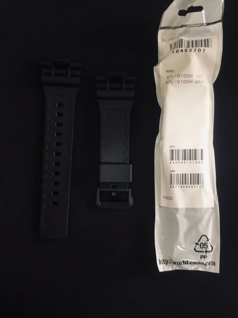 Оригинальные ремешки Casio STL-S100H-1AV 2AV - миниатюра 3