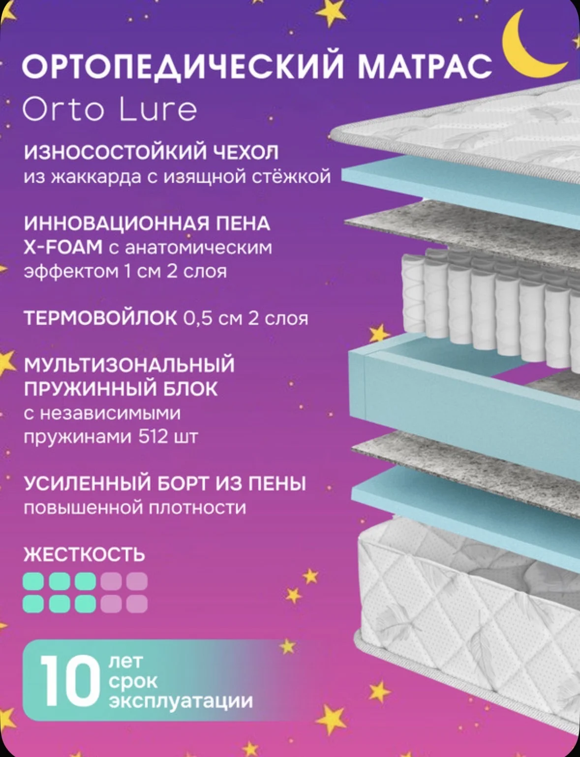 Новый матрас детский, 180*80 - миниатюра 2