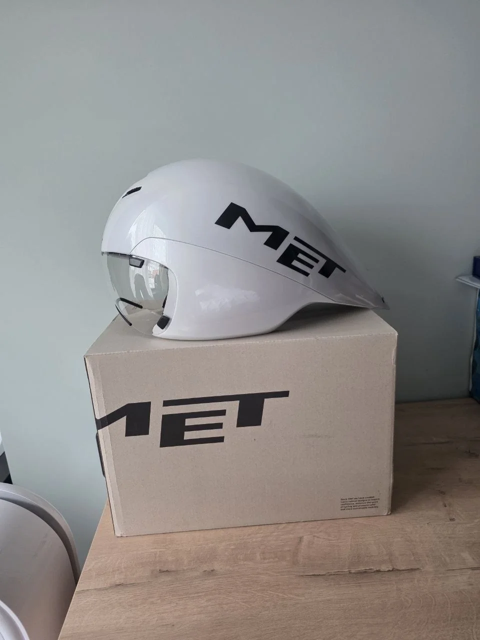 Шлем для триатлона MET Drone Wide Body II, L - миниатюра 2
