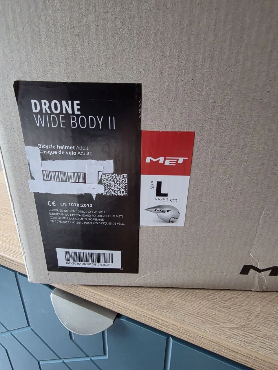 Шлем для триатлона MET Drone Wide Body II, L - миниатюра 3