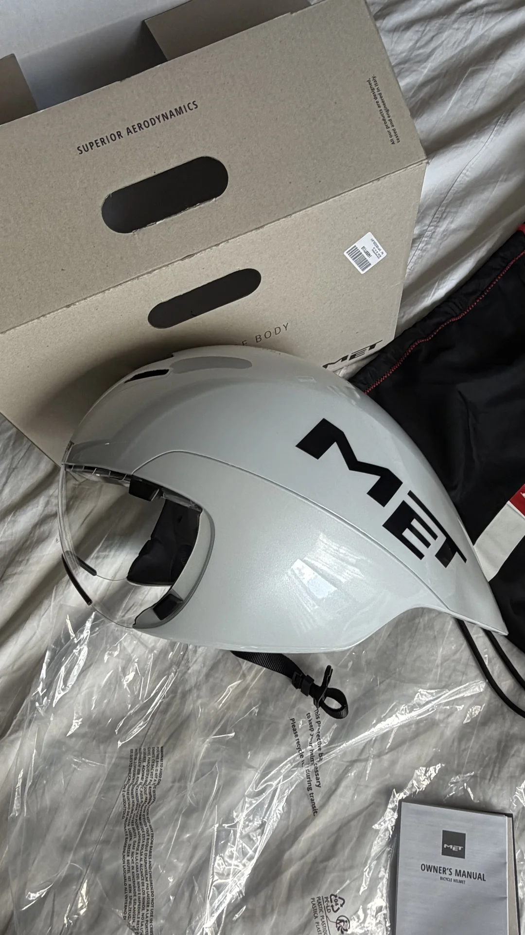 Шлем для триатлона MET Drone Wide Body II, L - миниатюра 6