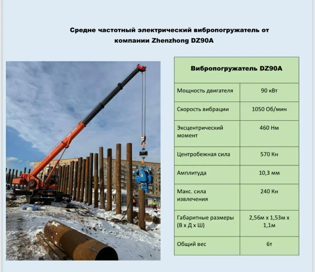 Аренда вибропогружателя/ погружение/ извлечение - миниатюра 4