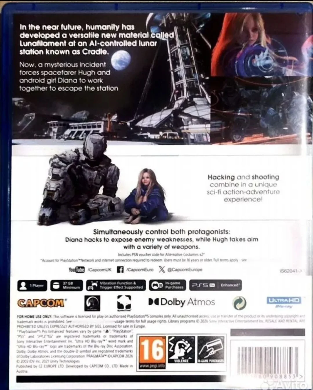 PRAGMATA ps5 диск - миниатюра 2