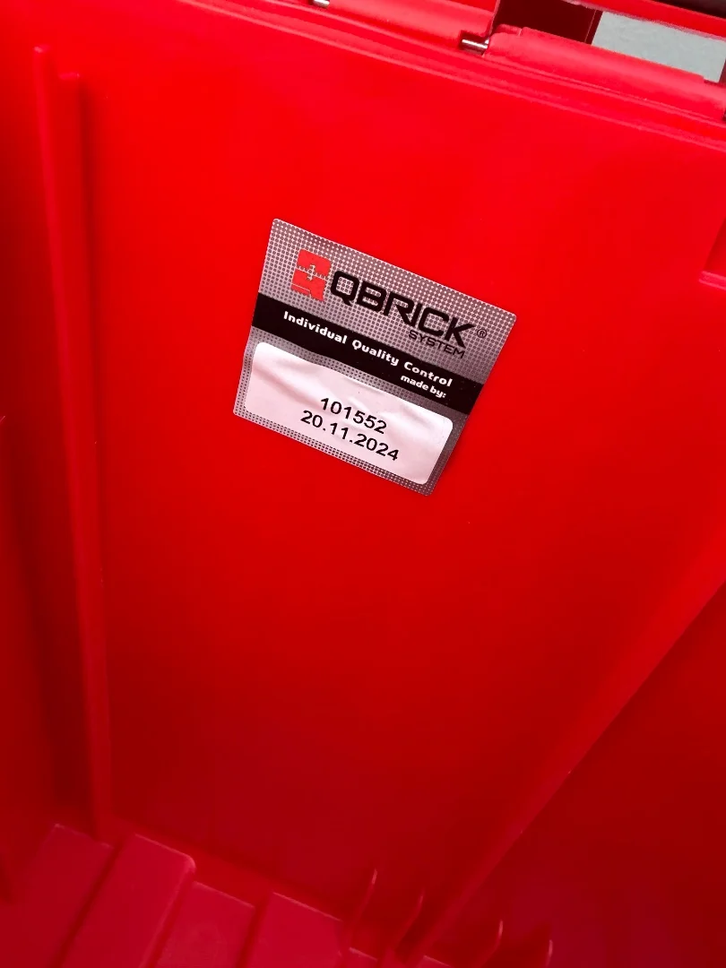 Ящик для инструментов Qbrick System ONE Cart 2.0. Red Ultra - миниатюра 6