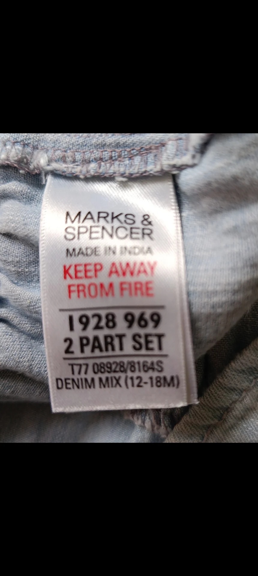 Сарафан джинсовый Mark&Spencer на девочку - миниатюра 4