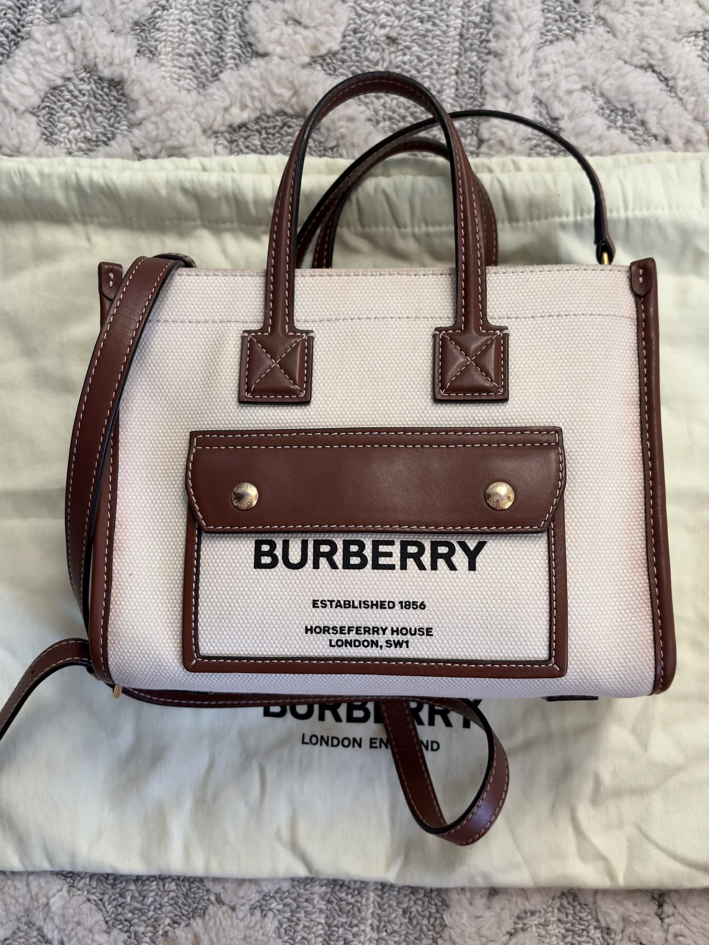 Сумка Burberry Freya mini - миниатюра 5