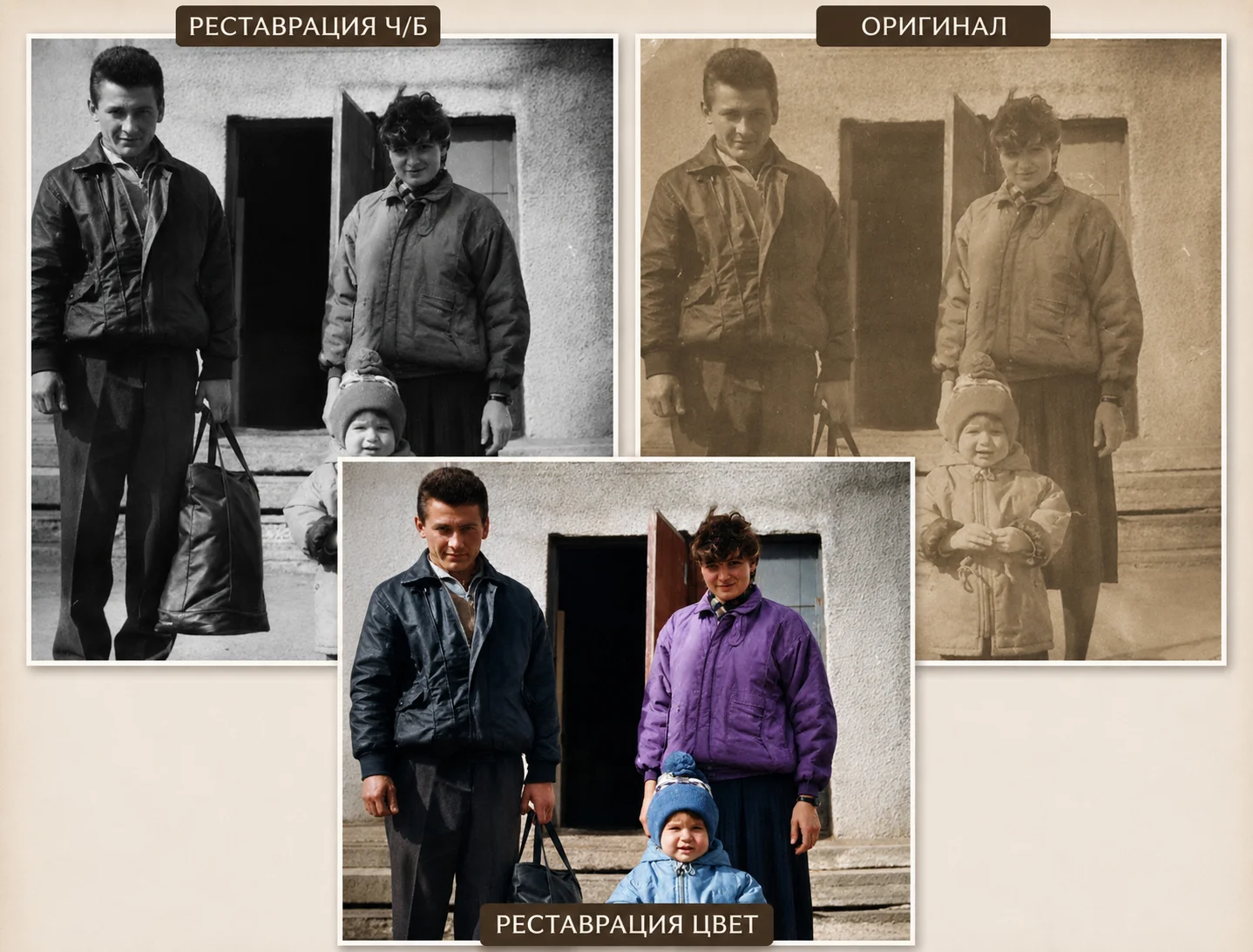 Реставрация старых фотографий - миниатюра 4