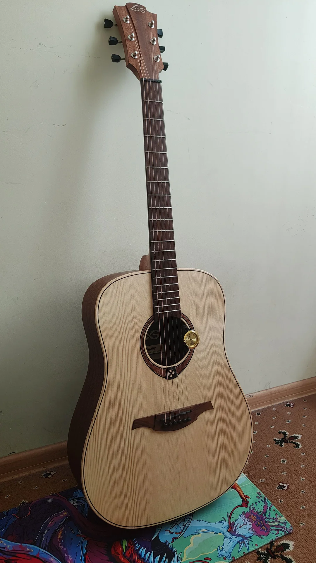 Акустическая гитара LAG T70D-NAT - миниатюра 4