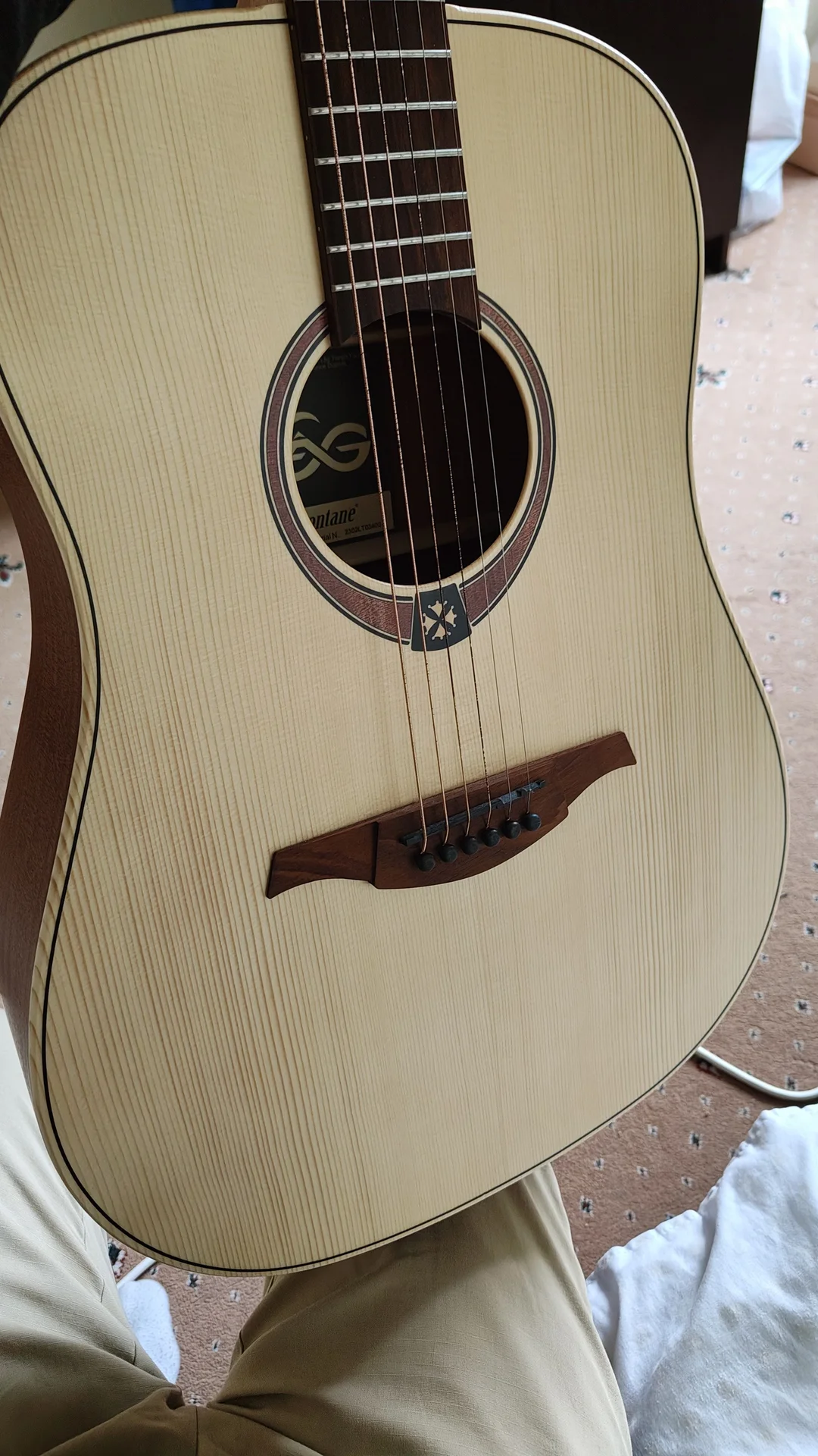 Акустическая гитара LAG T70D-NAT - миниатюра 7