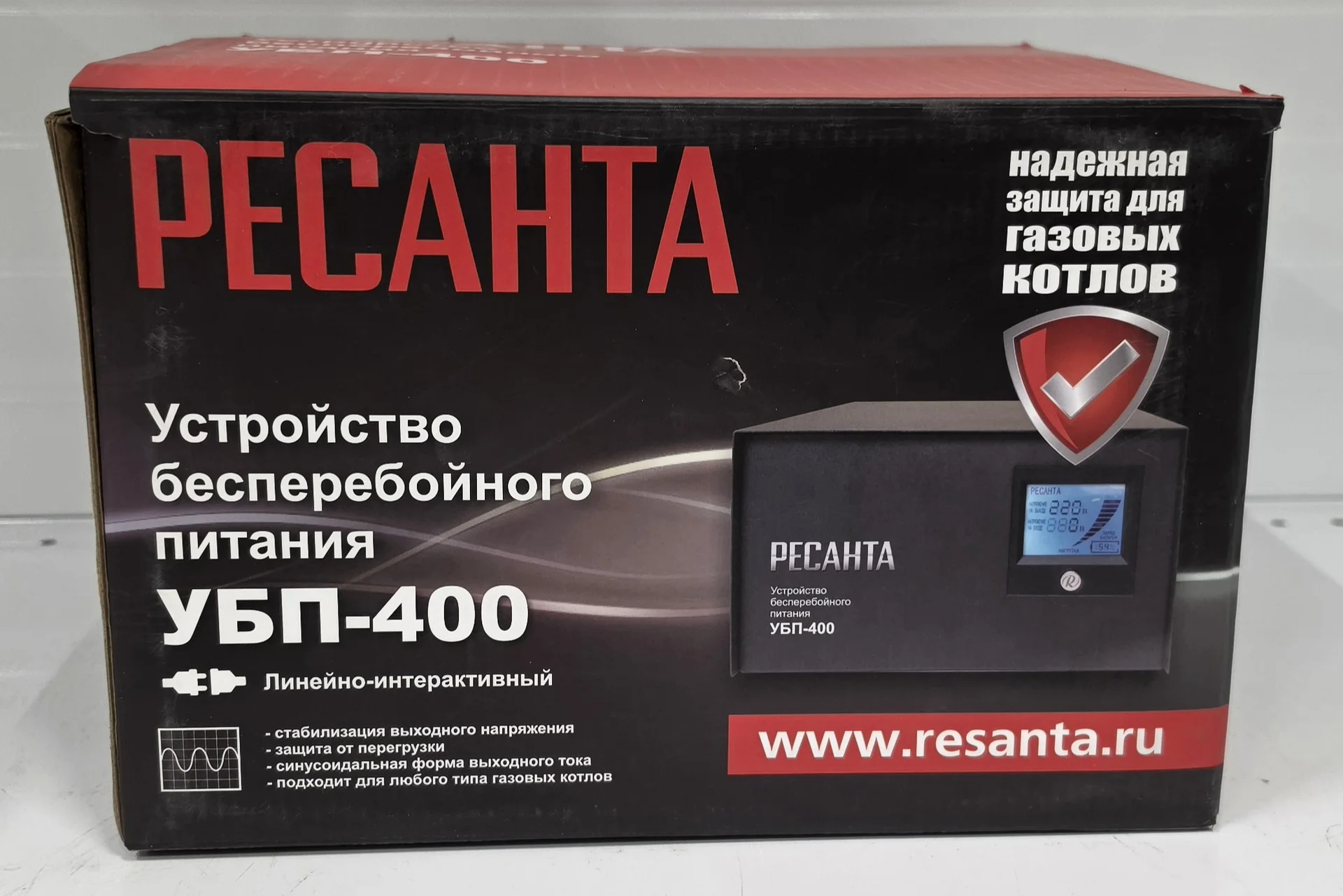 Устройство бесперебойного питания Ресанта УБП-400 - миниатюра 2