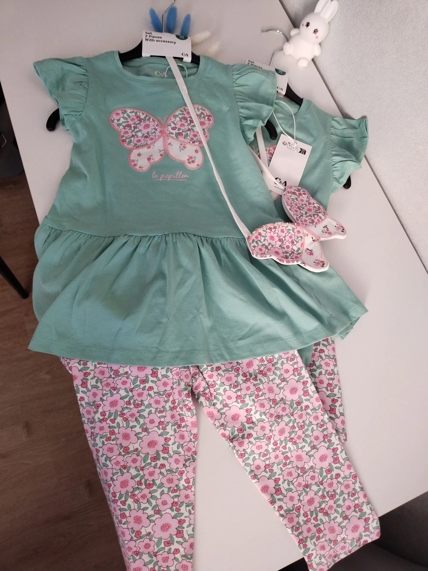 Костюм на девочку с сумочкой H&M 110;104 - миниатюра 8