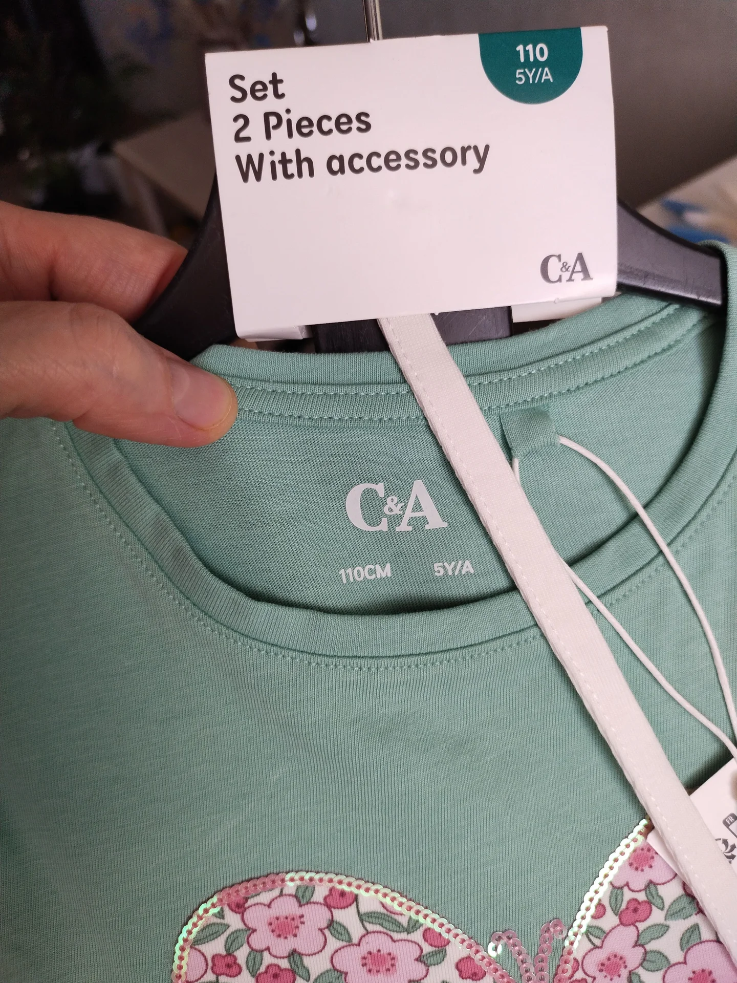 Костюм для девочки двойка с сумочкой в виде бабH&M - миниатюра 8