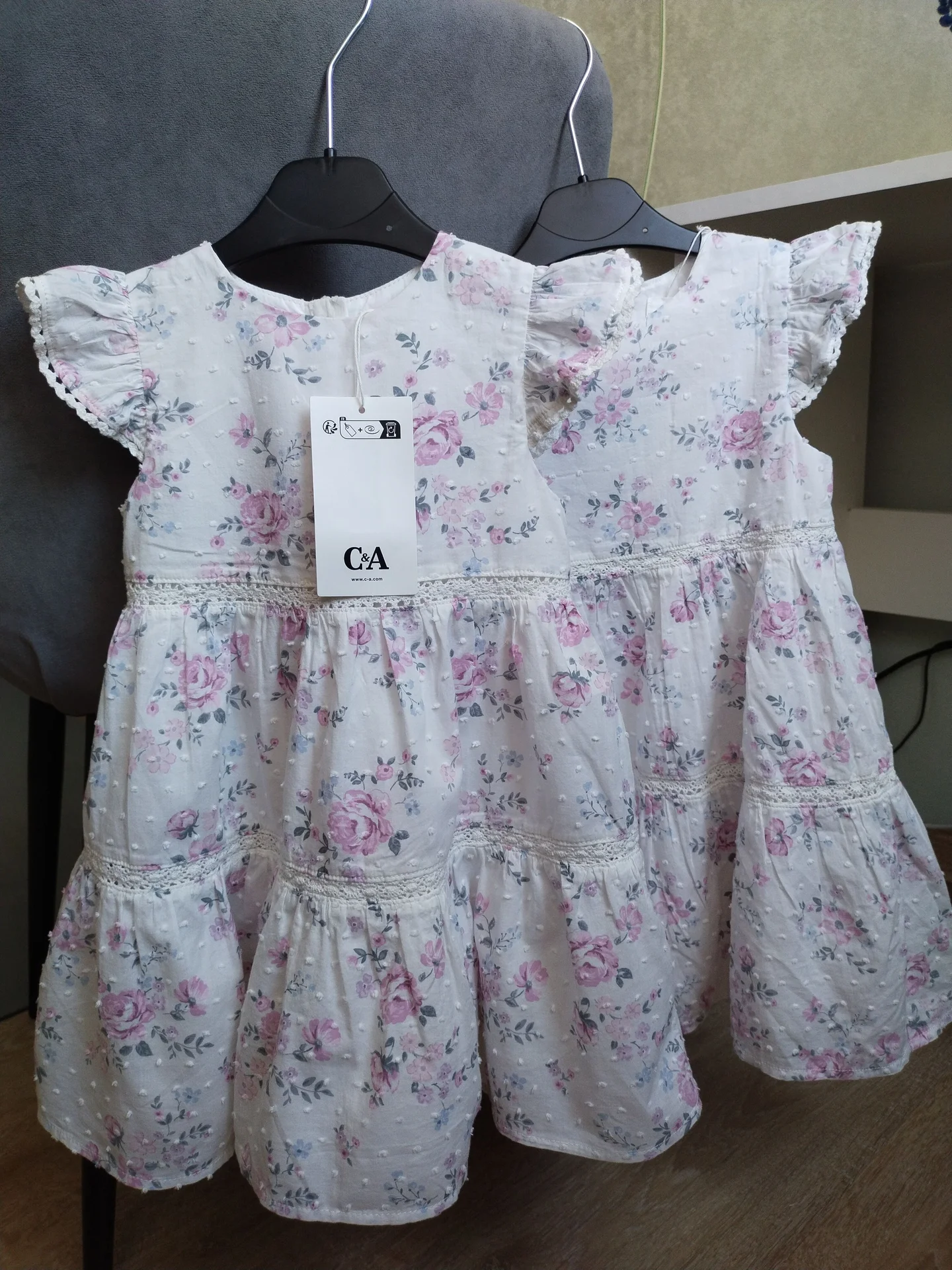 Воздушное платье H&M 86 и 92 - миниатюра 2