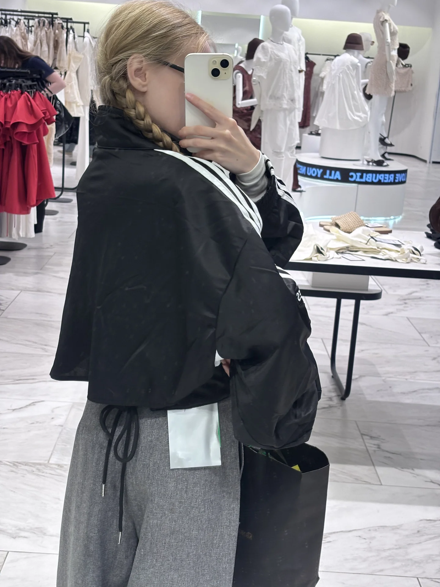 Олимпийка с корсетом новые в стиле adidas - миниатюра 4