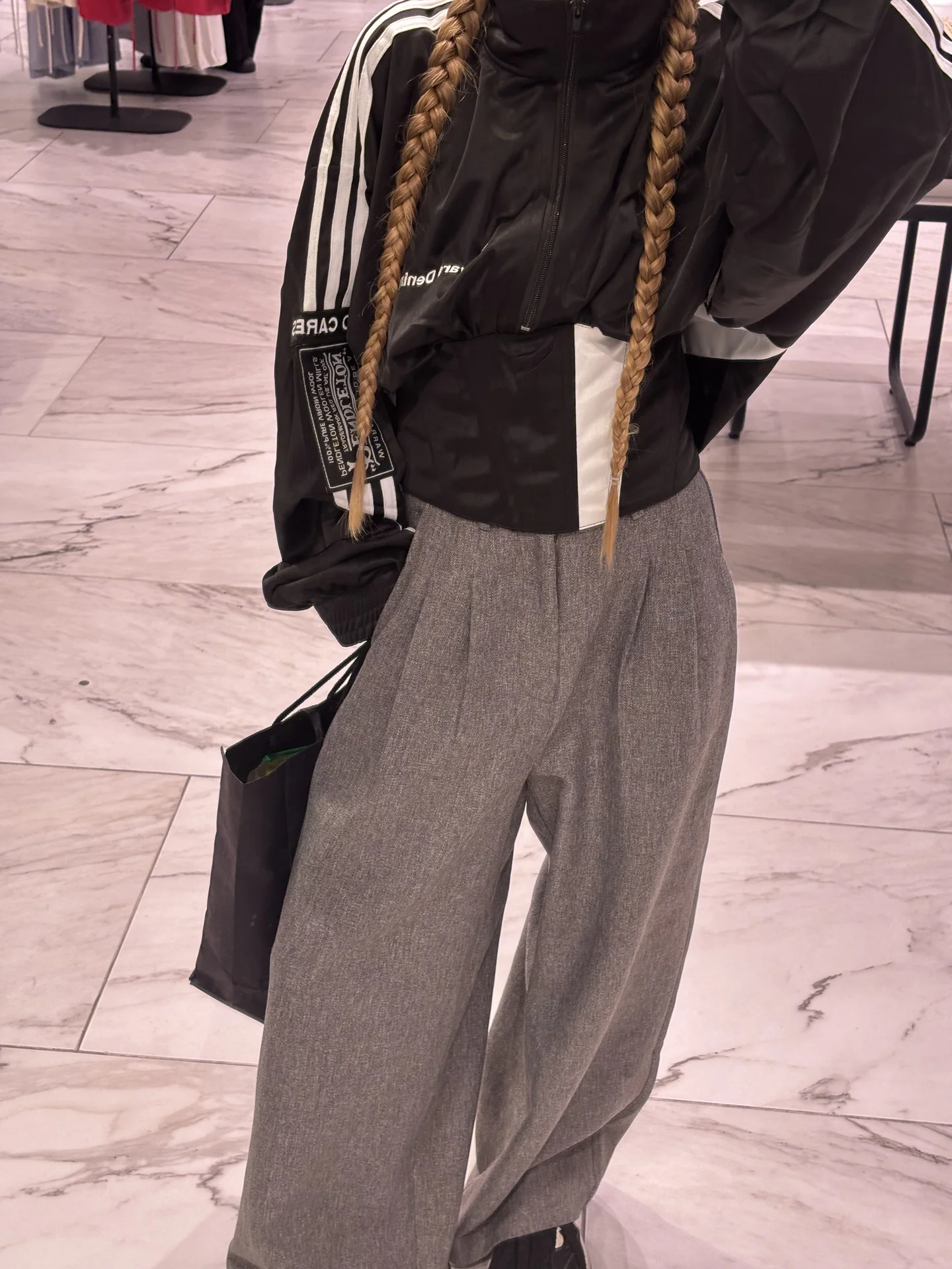 Олимпийка с корсетом новые в стиле adidas - миниатюра 6