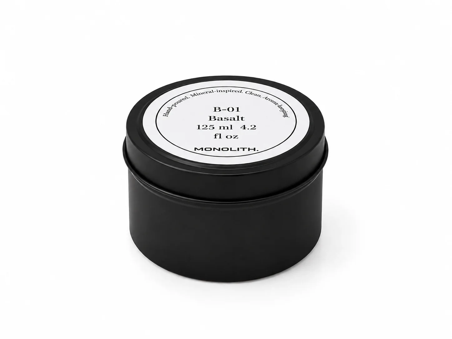 Ароматическая свеча MONOLITH. B-01 Basalt - изображение 1