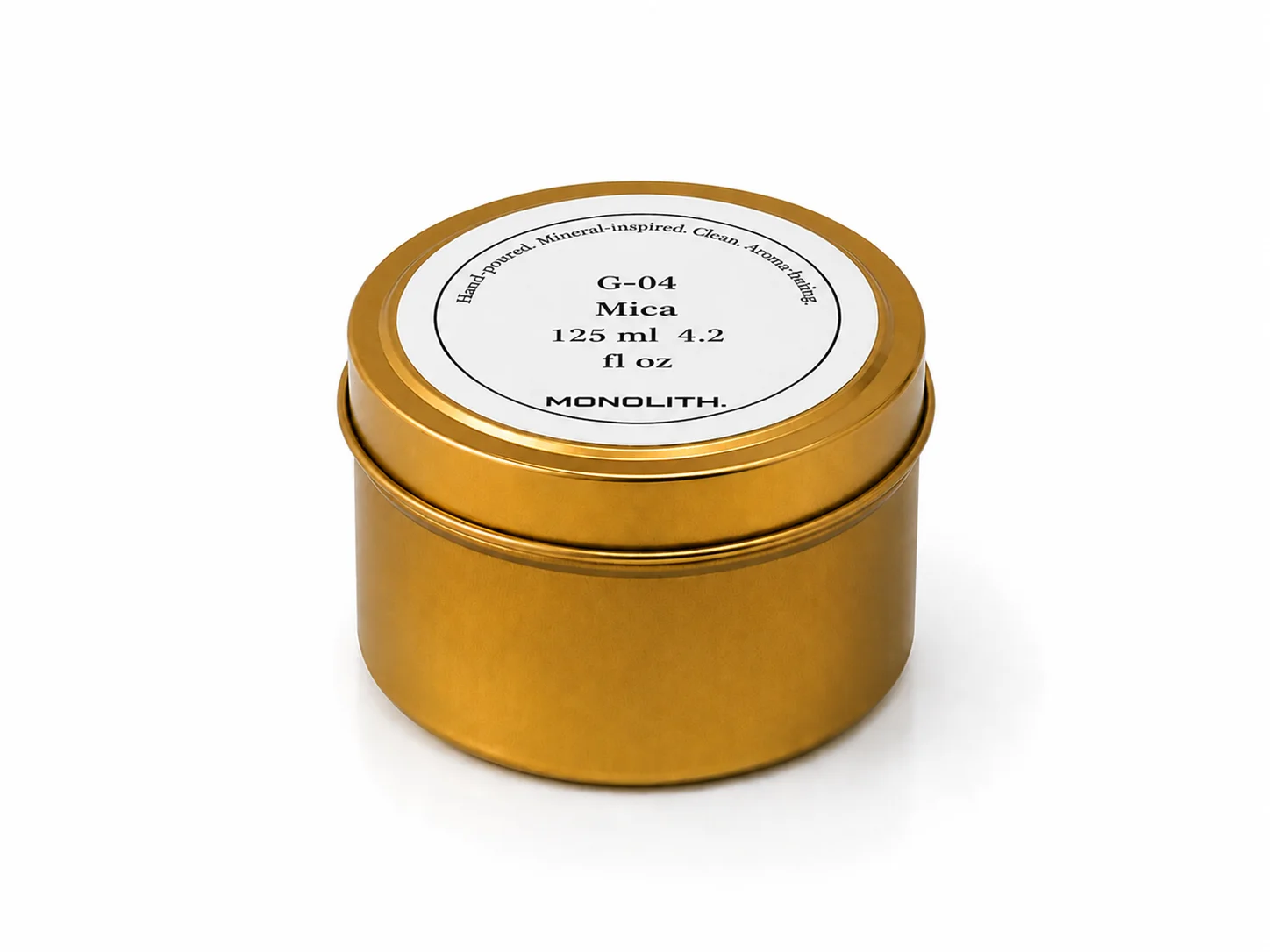 Ароматическая свеча MONOLITH. G-04 Mica - изображение 1