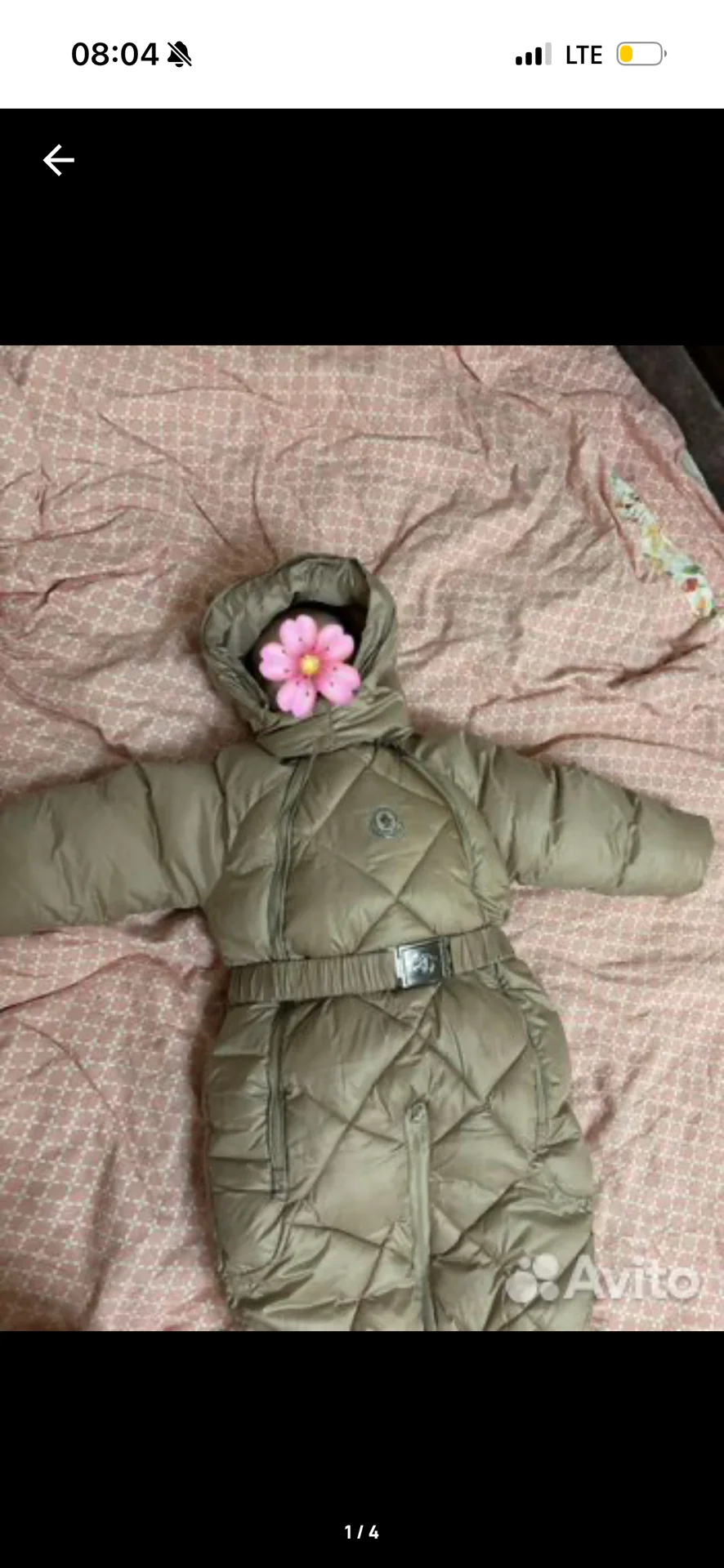 Детский комбинезон зимний moncler - изображение 1